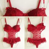 Body Verm. Rendado Ully   Tam: M